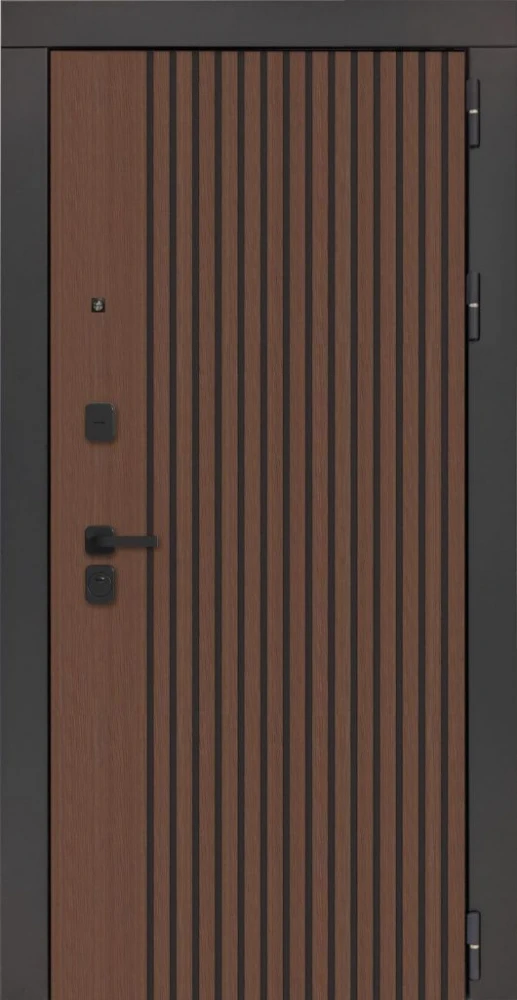 Входная дверь ДвериПРО Модель 3КЛ-1106 ФЛЗ-32 шарли светлый DPRO232916 внешняя сторона